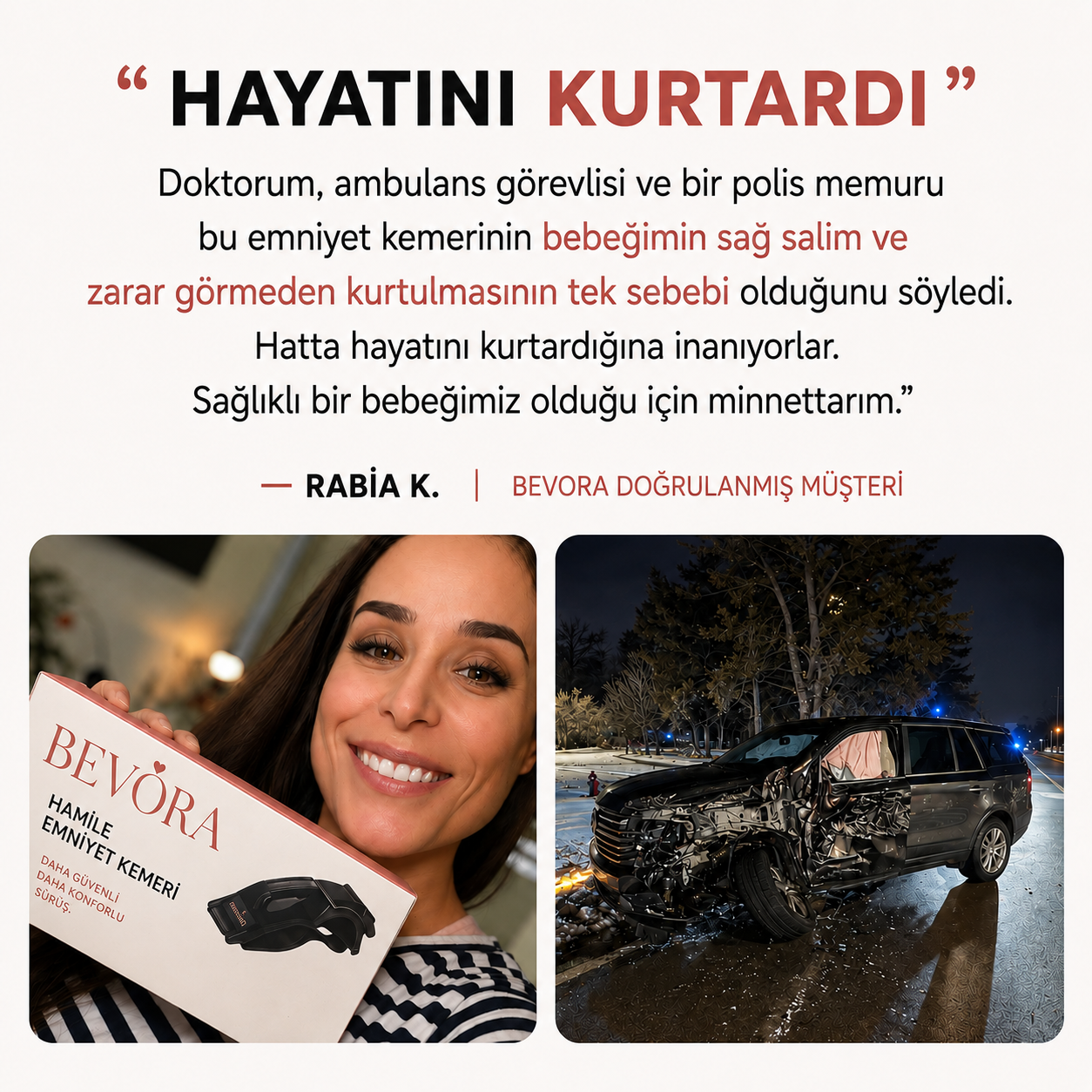 Bevora Hamile Emniyet Kemeri